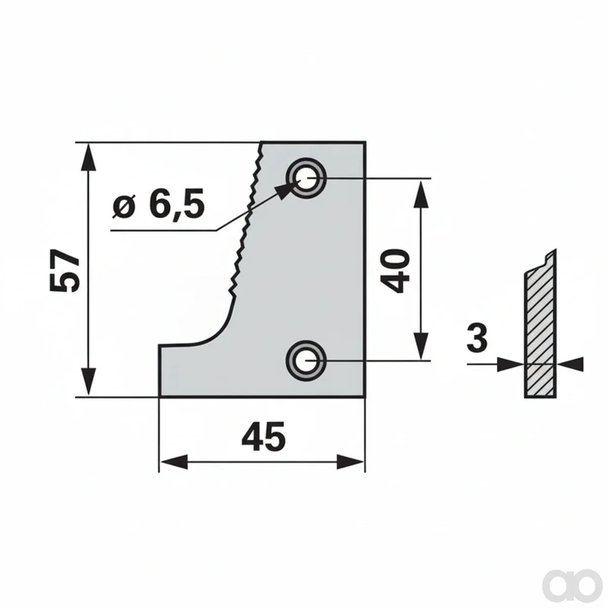 Prillinger - 00615189 - Schuhplatte Rechts Anstelle Von