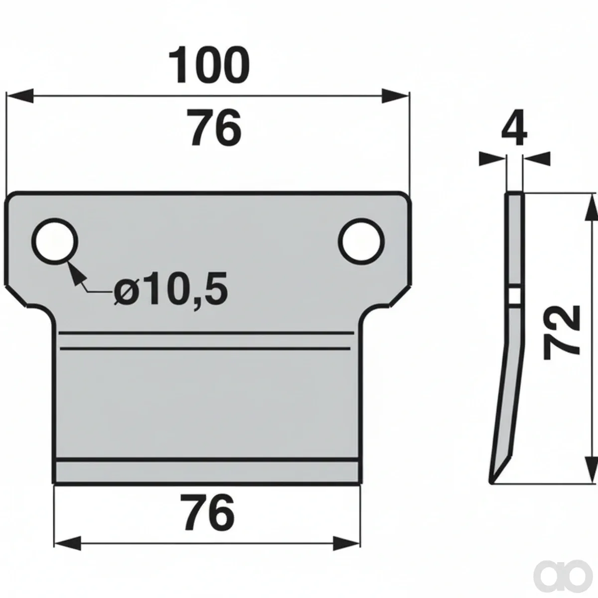 Prillinger - 00616121 - Messerhalter Anstelle Von Aebi