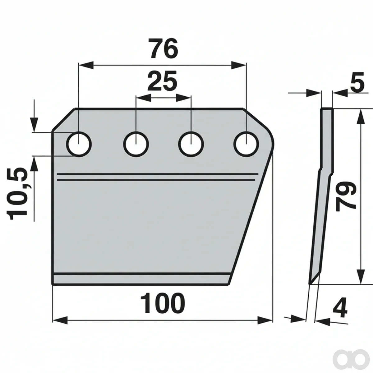 Prillinger - 00616127 - Messerhalter Rechts Anstelle Von