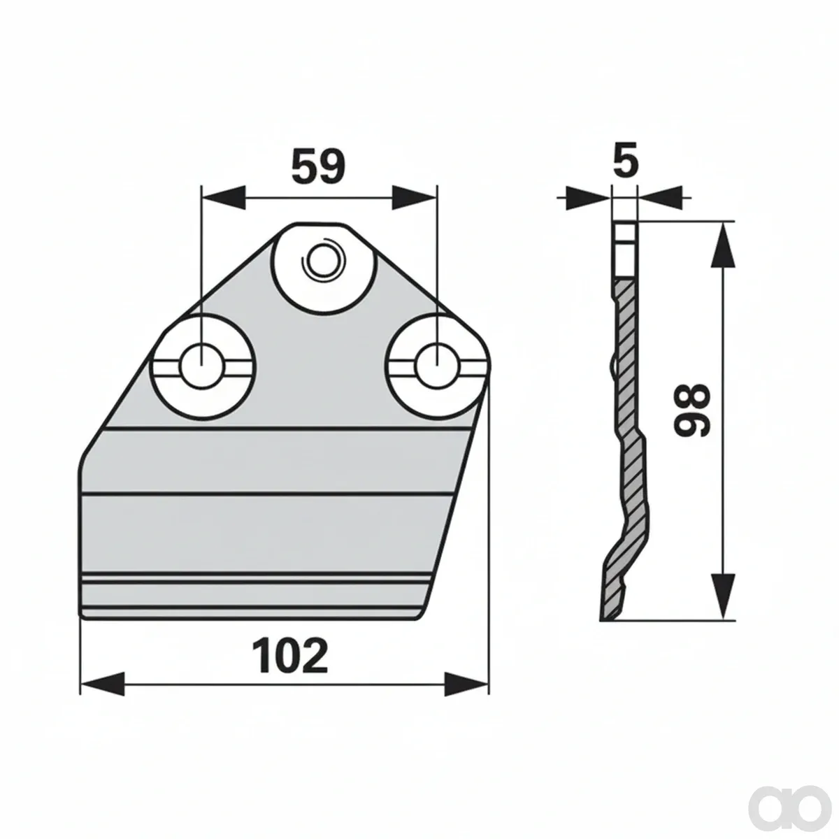 Prillinger - 00616302 - Messerhalter Anstelle Von Moertl
