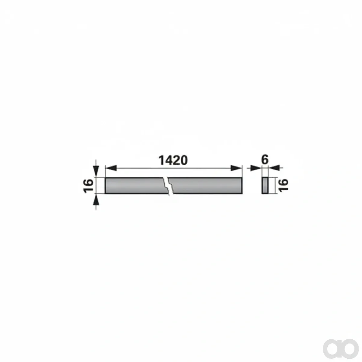 Prillinger - 00616445 - Reibleiste fuer Balken 145 Cm Anstelle