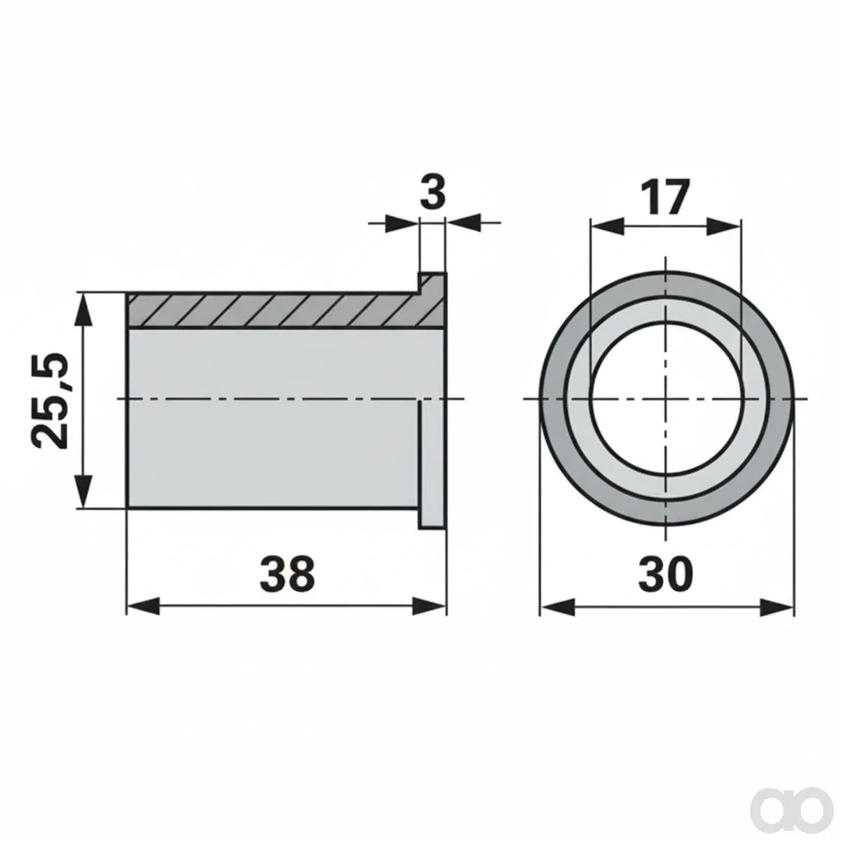 Prillinger - 00629033 - Kunststoffbuechse Anstelle Von