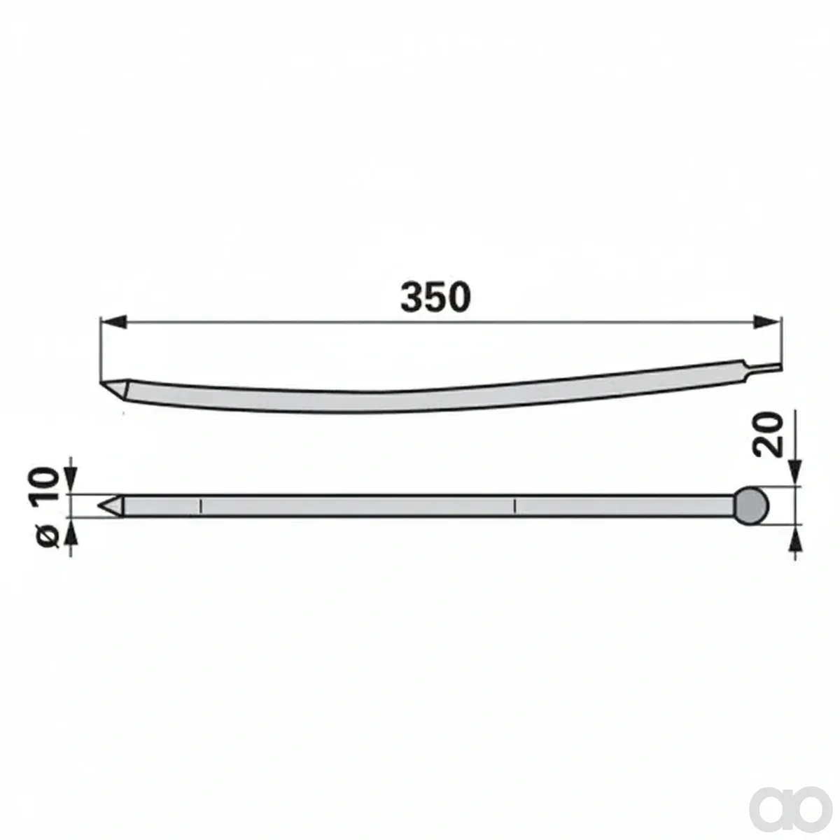 Prillinger - 00629053 - Gabelzinke Kurz Anstelle Von Aebi