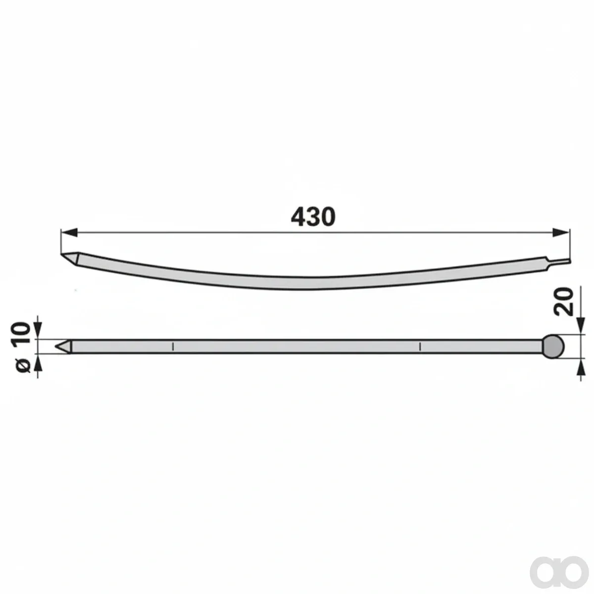 Prillinger - 00629054 - Gabelzinke Lang Anstelle Von Aebi