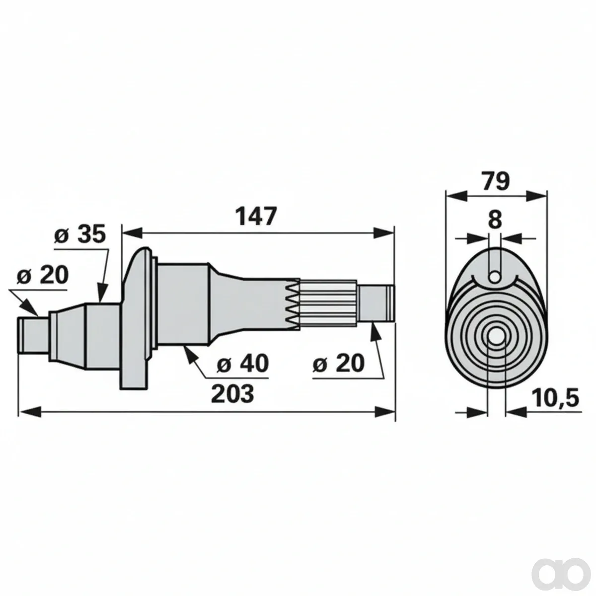 Prillinger - 00629610 - Exzenterwelle Anstelle Von 116