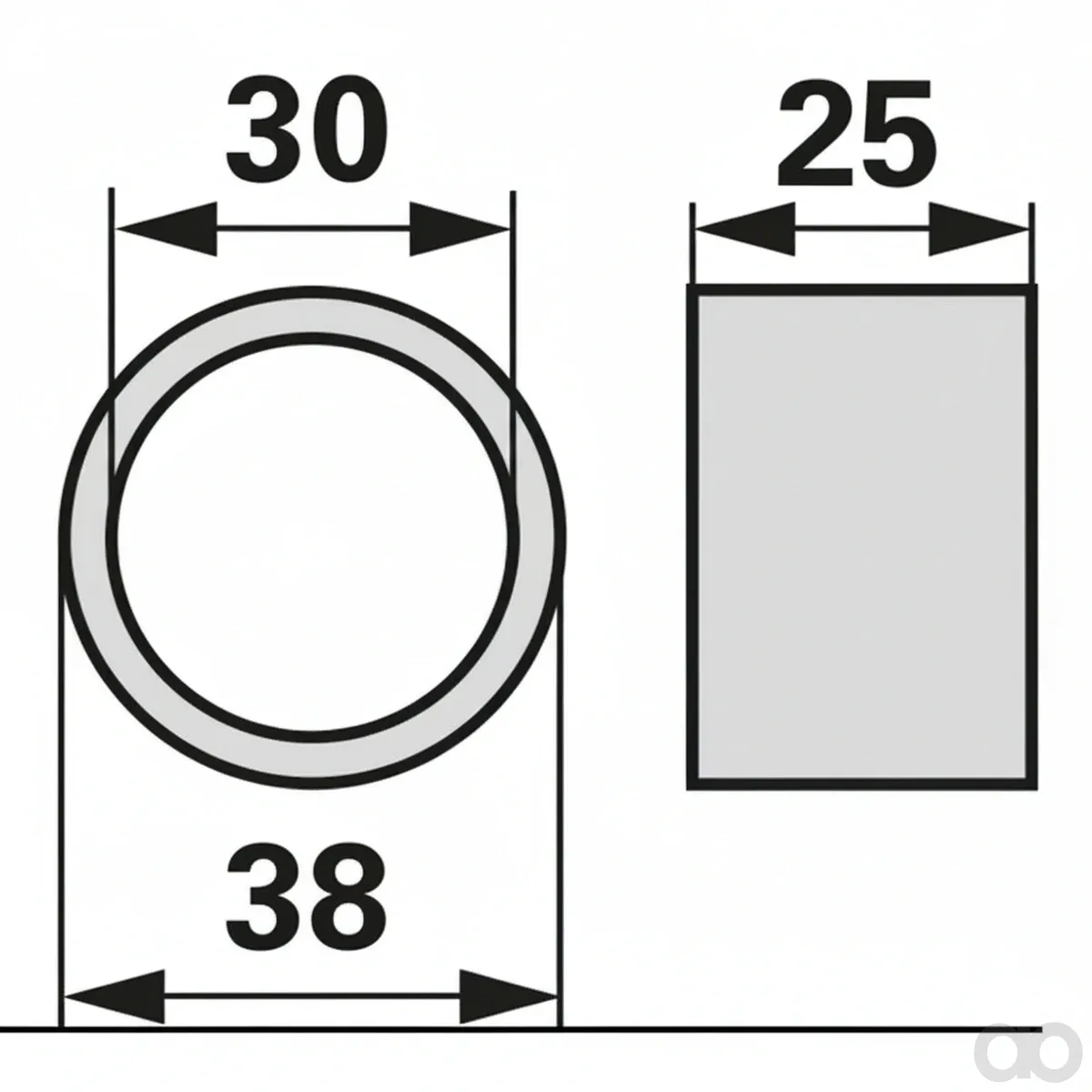 Prillinger - 00647694 - Buechse Klein 25 mm, Anstelle Von
