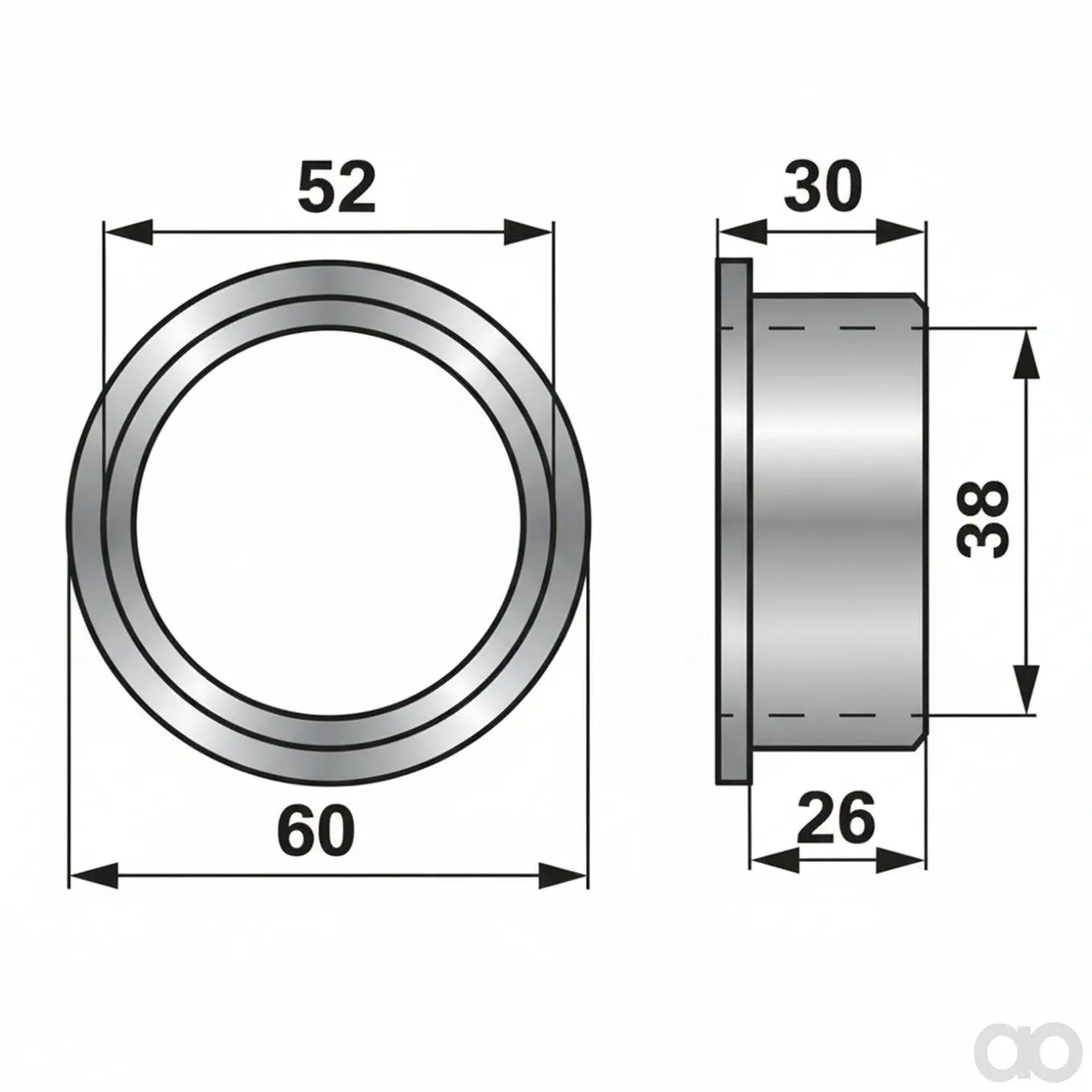 Prillinger - 00647695 - Buechse Gross 30 mm, Anstelle Von