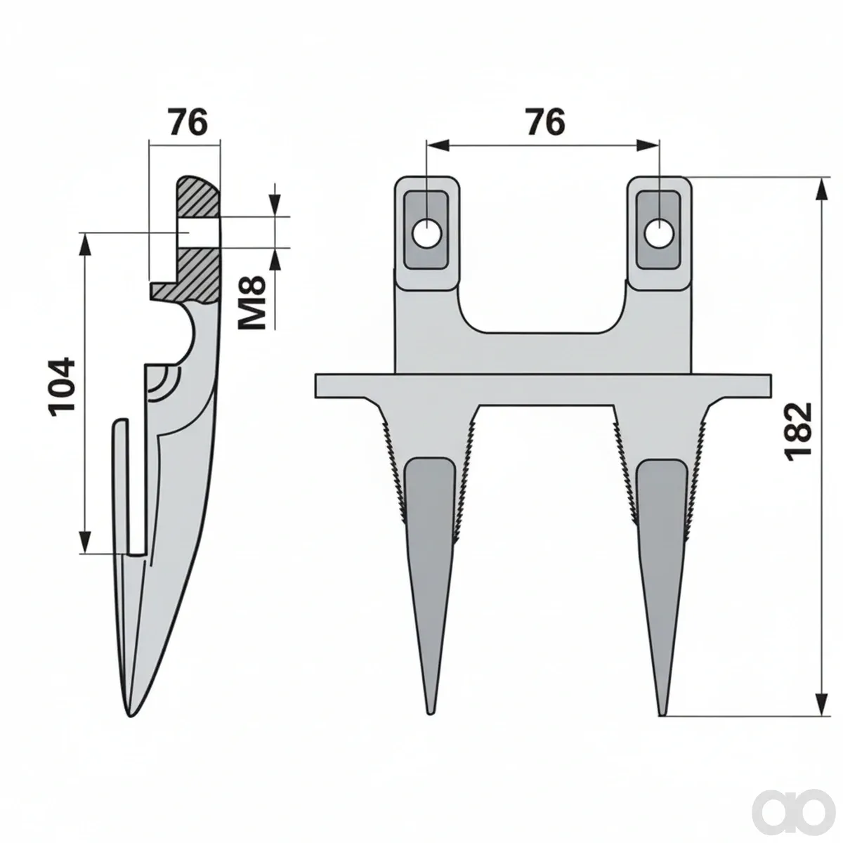 Prillinger - 00647699 - Doppelfinger Hochschnitt, Anstelle