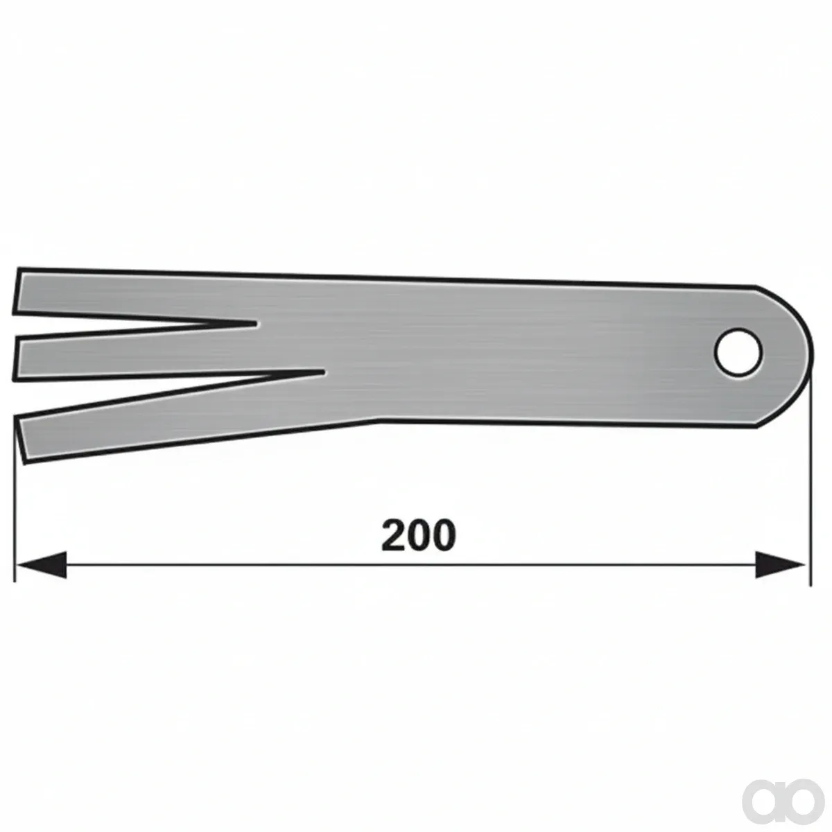 Prillinger - 00690102 - Schlaeger 200X35X13Mm