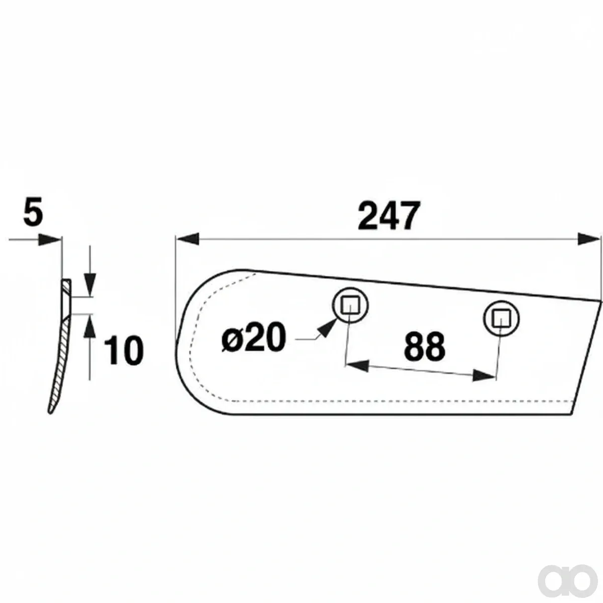 Prillinger - 00690147 - Stockraeumschare Stangen Anstelle