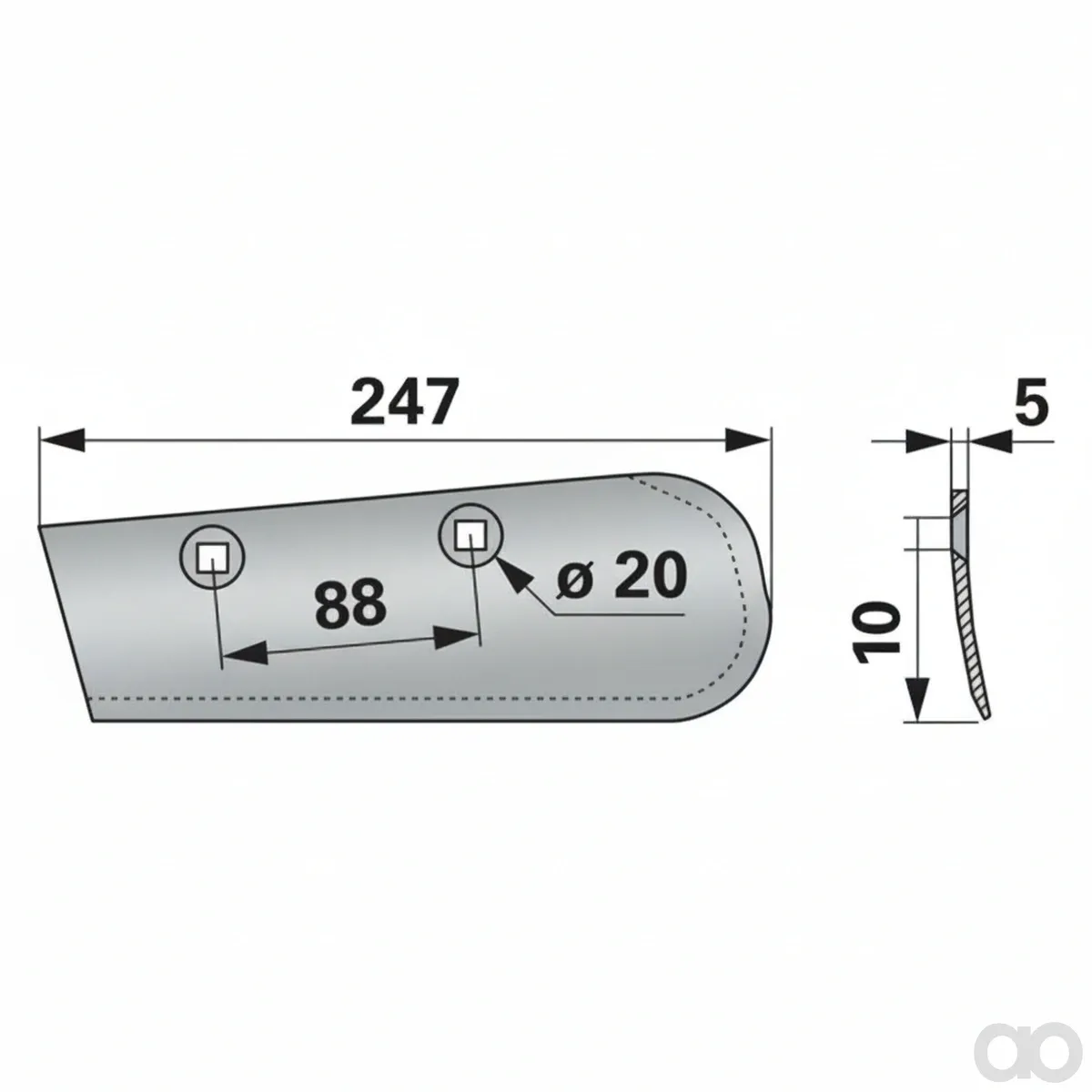 Prillinger - 00690148 - Stockraeumschare rechts Anstell