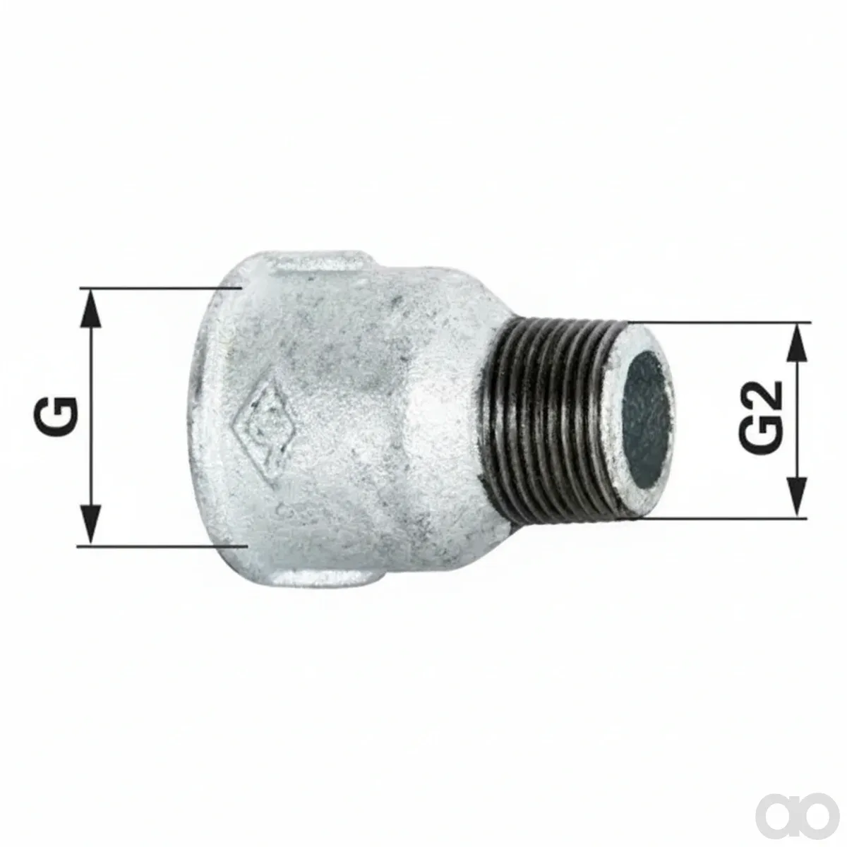 Prillinger - 00751112 - Reduziernippel Nr. 246 2 x 5/4