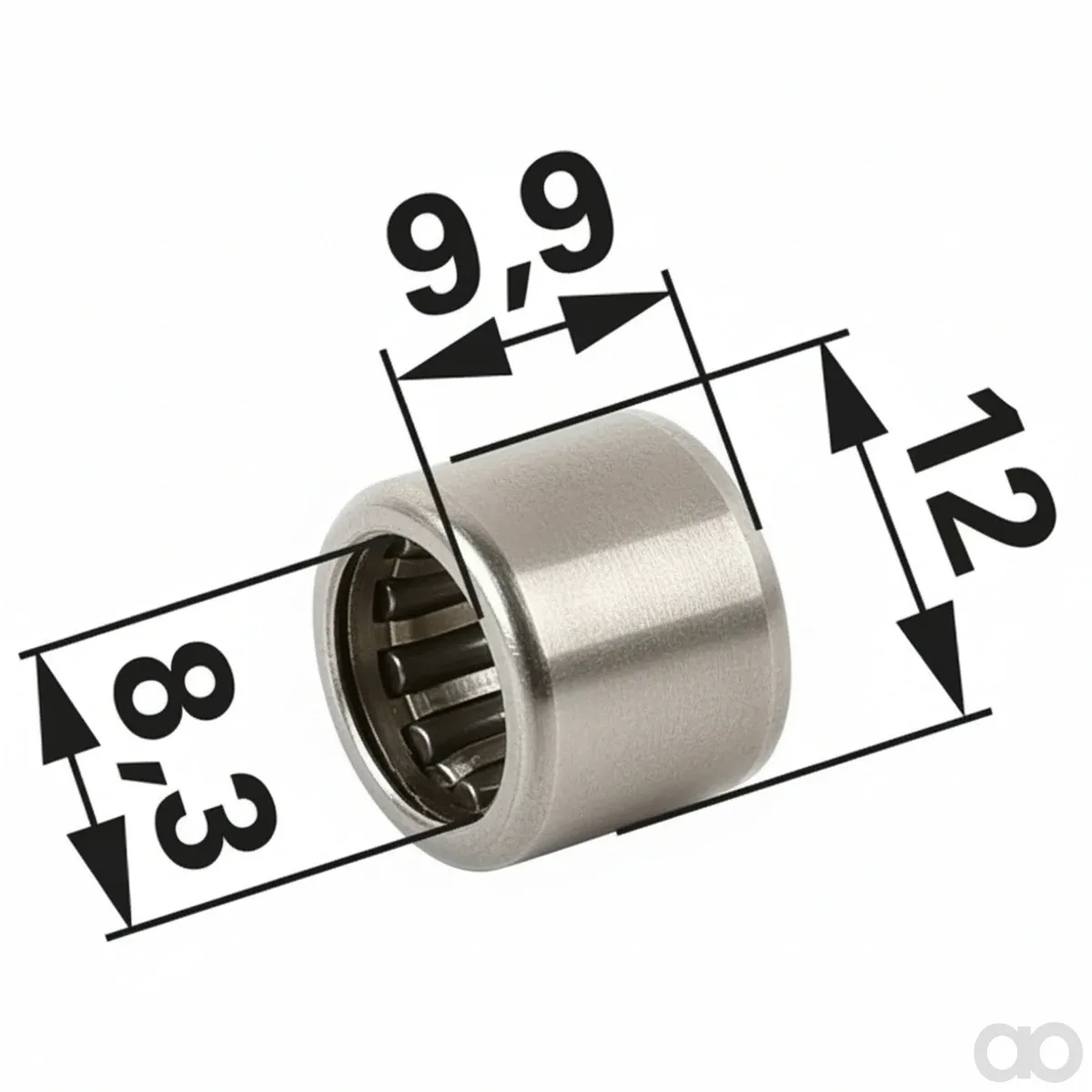 Prillinger - 00764362 - Nadellager AD:12mm ID:8,3mm L: