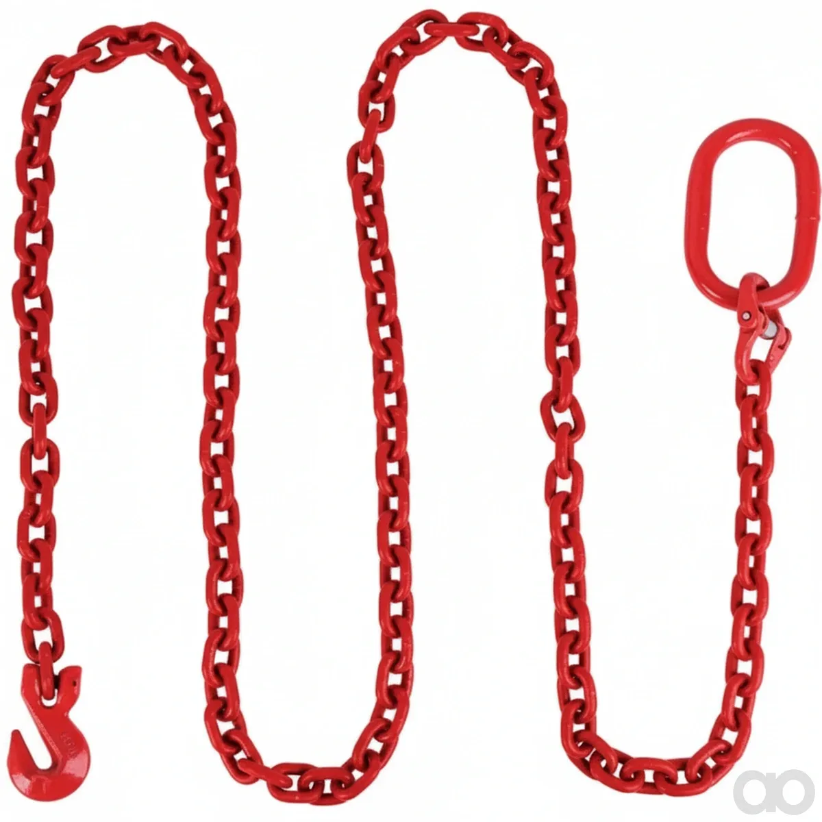 Prillinger - 00768101 - Rueckekette 8 mm L 3 m G. 80 rot