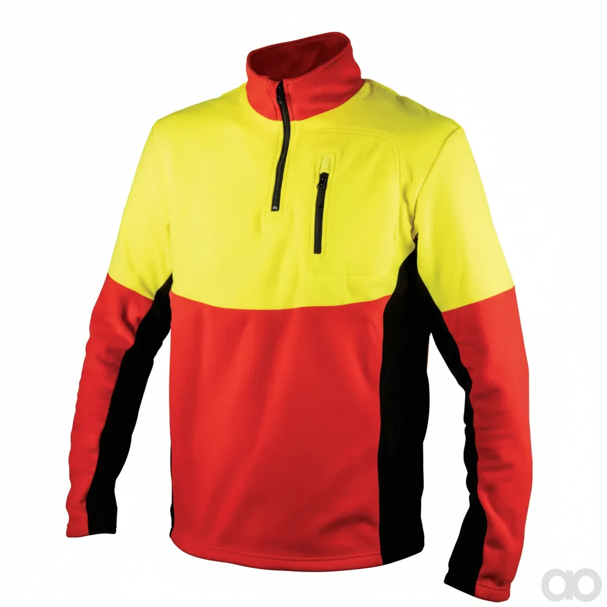 Prillinger - 00772721 - Iso-Shirt Rot-Gelb Groesse: S