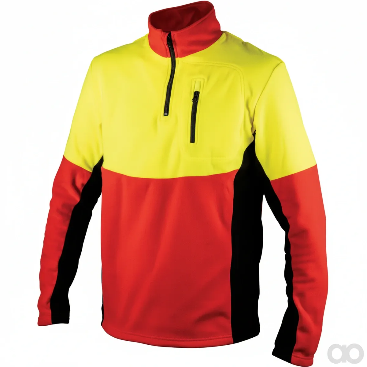 Prillinger - 00772722 - Iso-Shirt Rot-Gelb Groesse: M