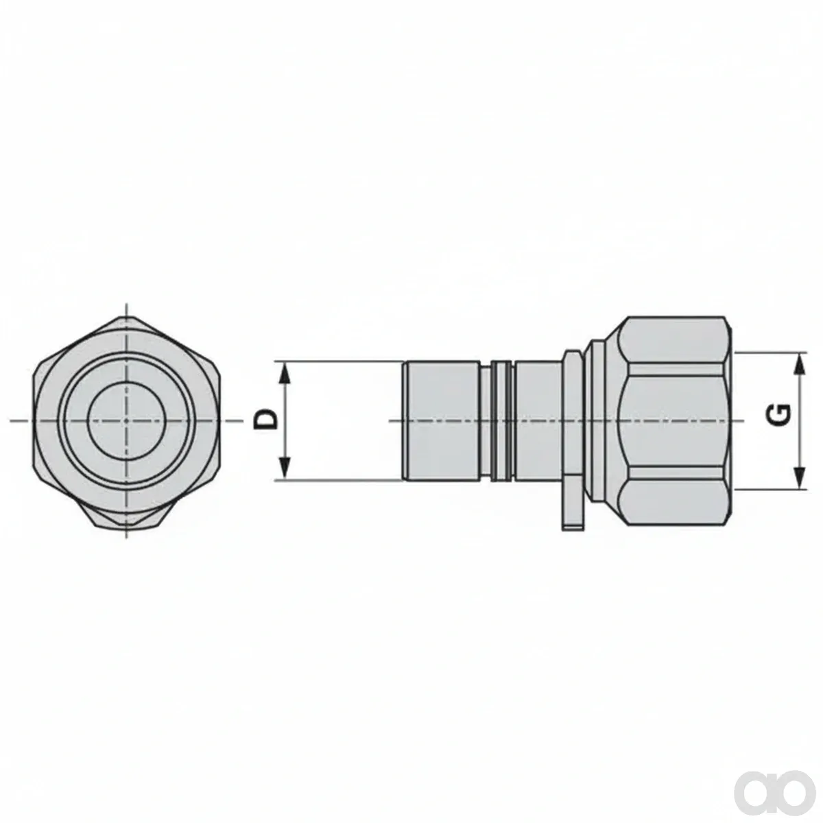 Prillinger - 00814545 - Adapter Weo Dm 13 Ig1/2