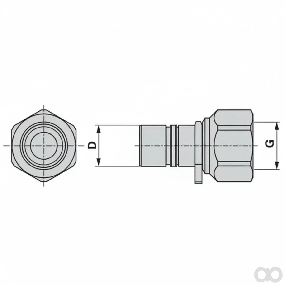 Prillinger - 00814548 - Adapter Weo Dm 23 Ig1/2