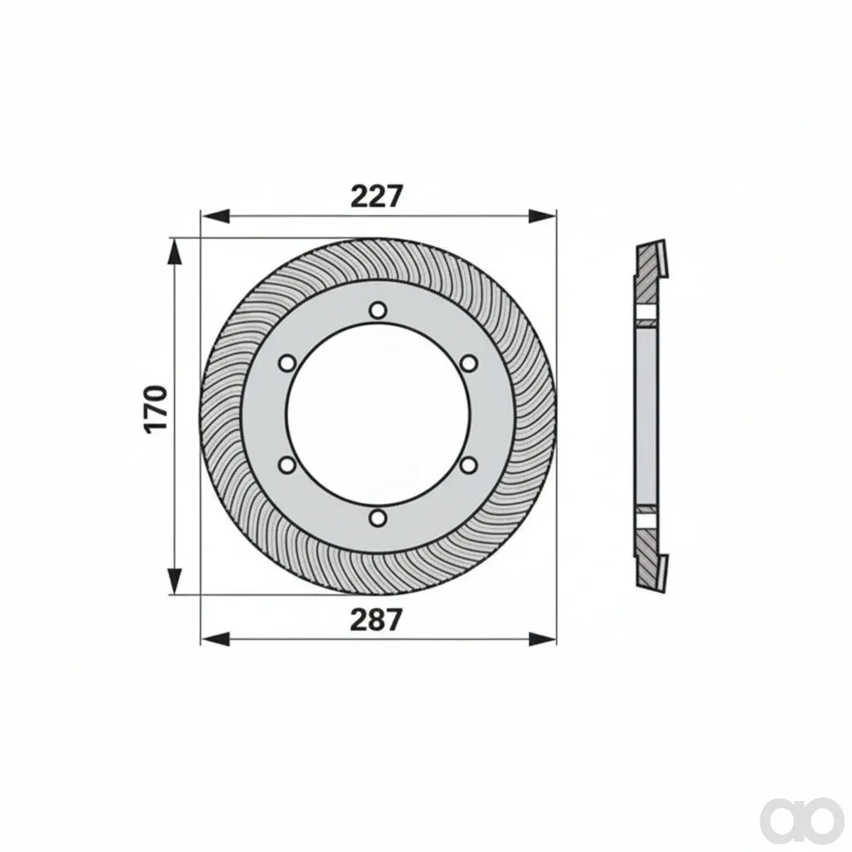 Prillinger - 20123362 - Tellerrad spiralverzahnt, Fella
