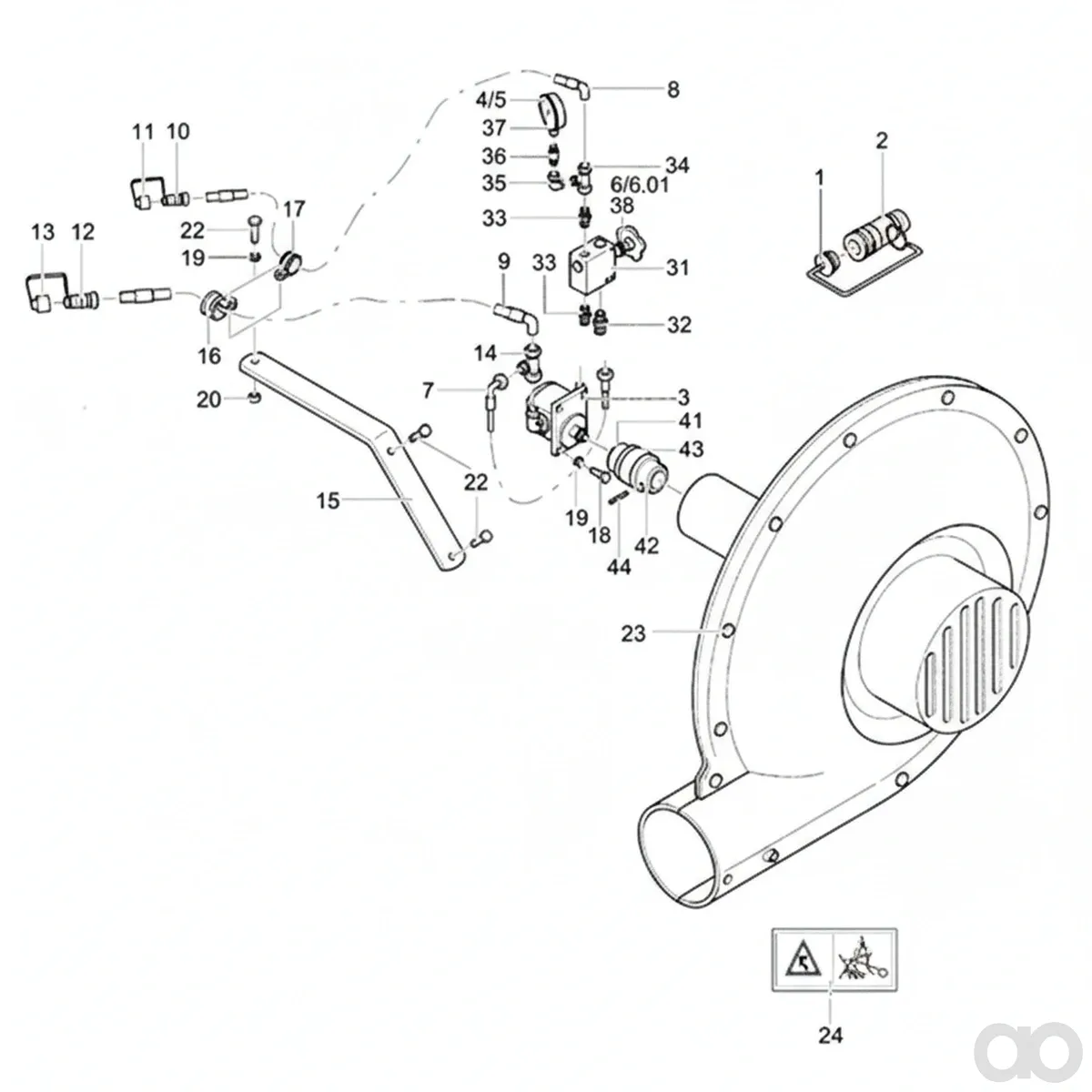 Rabe - 90223401 - Hydraulikmotor 8 CCM Satz