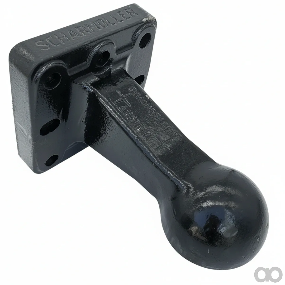 Scharmüller - 00650971A02 - Kugelkupplung K80, Vertikaler Kragen