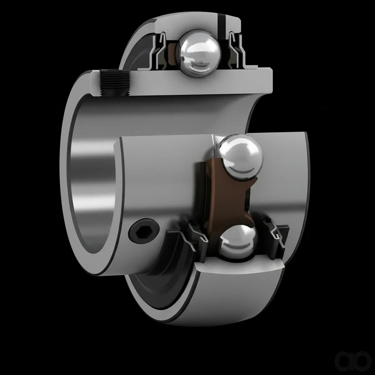 SKF - YAR2112RF - Y-Lager YAR 211-2RF