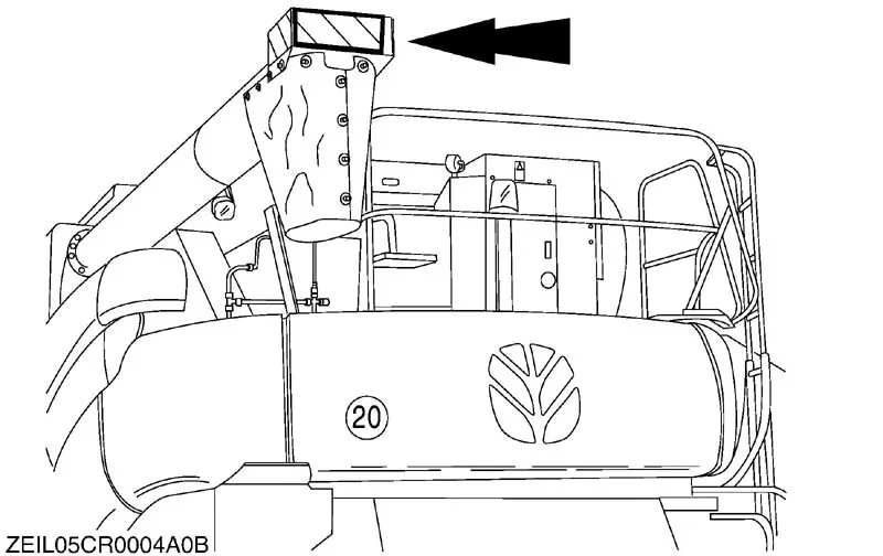 New Holland - 84111461 - Reflektorkit fuer Entladeaugerrohr