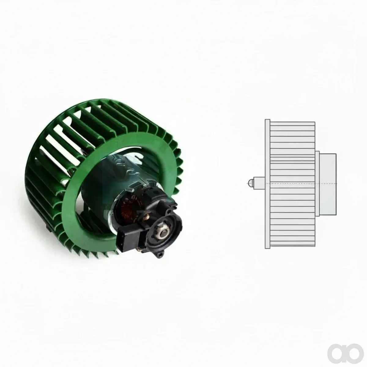 Unbranded - 090000354 - Geblaesemotor-Nicht Original