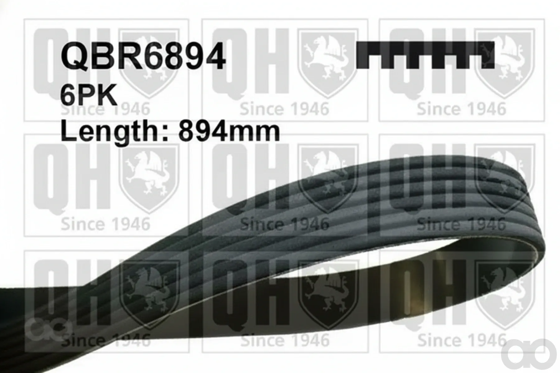 Unbranded - 6PK894 - Rippenriemen