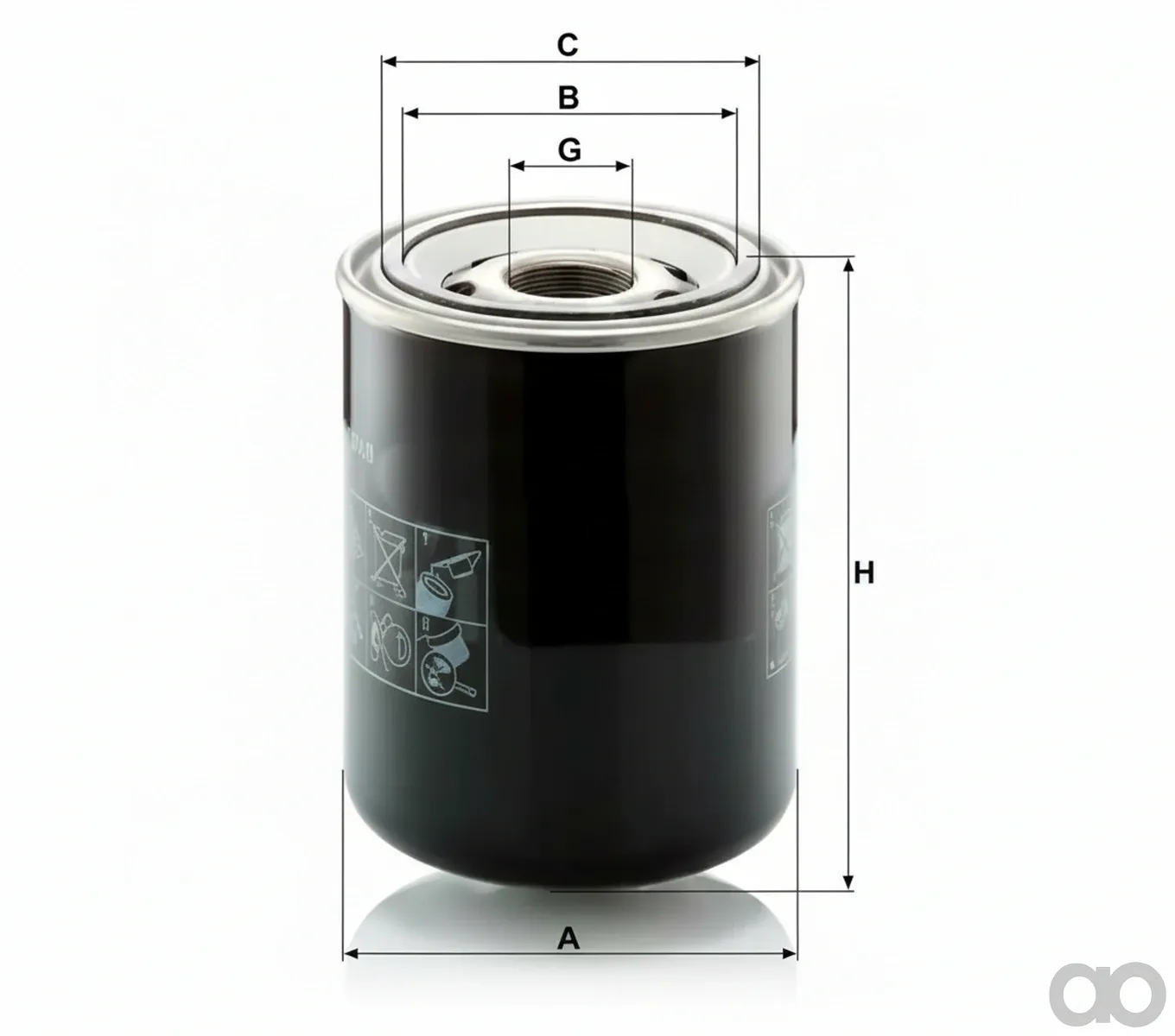 Unbranded - W13746 - Hydraulikfilter