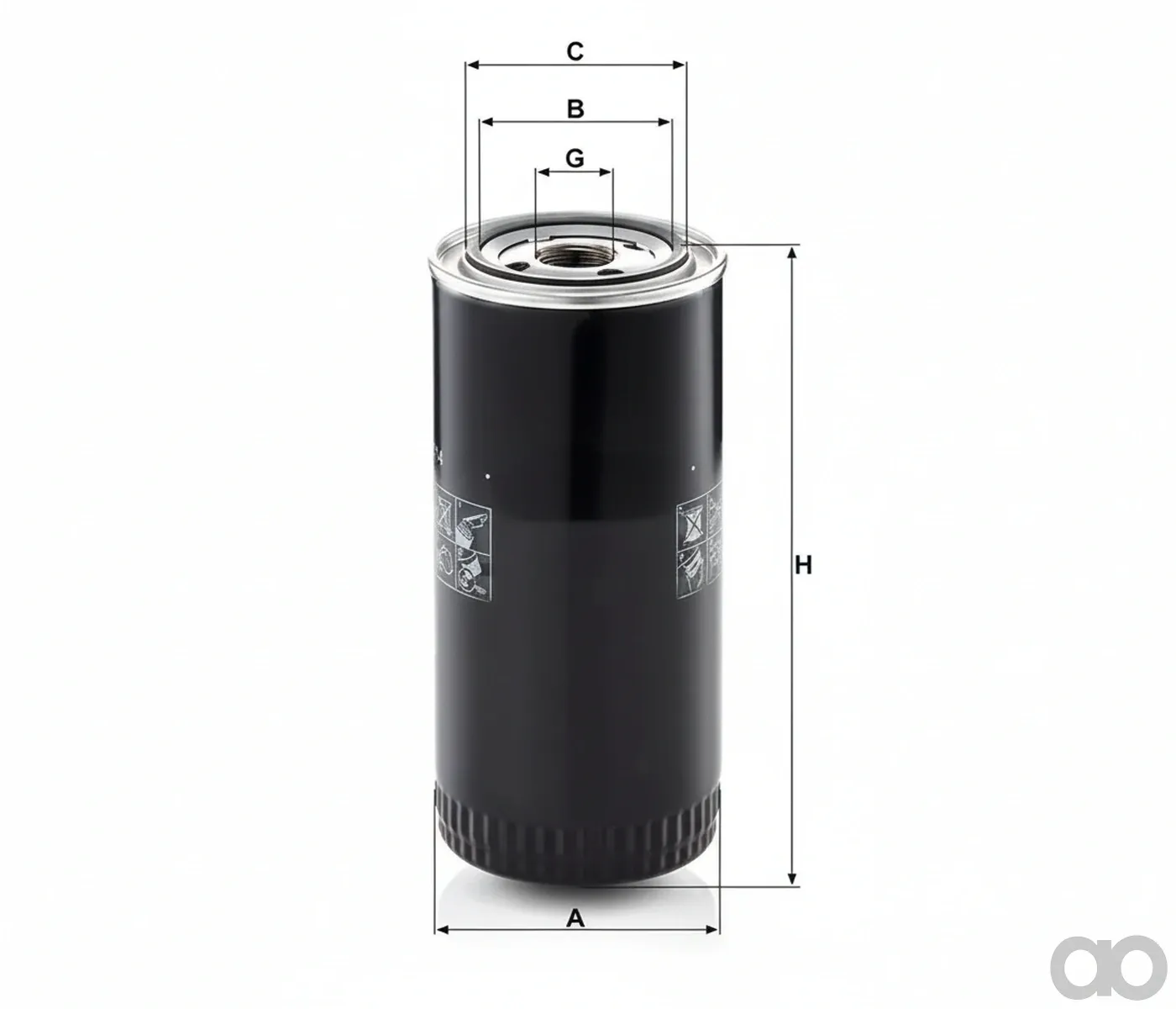 Unbranded - W96214 - Deutz Motoroelfilter