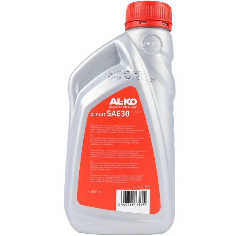 Al Ko - 113646 - Rasenmäheröl Motoren 4T SAE 30 0.6 l