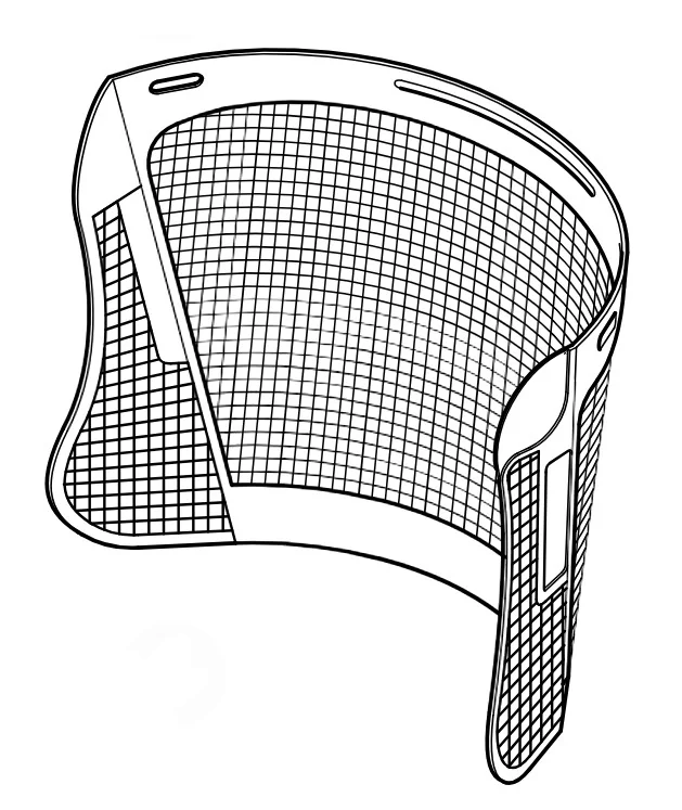 STIHL - 0000-889-9028 - Visier, schwarzes Nylongitter