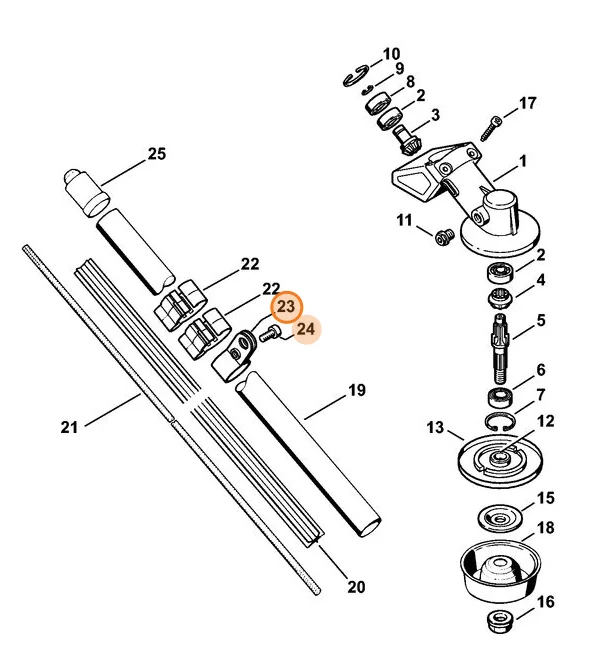 Stihl - 4140-007-1006 - Klemmsatz