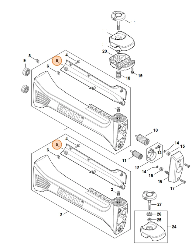 Stihl - 4147-791-4300 - Abdeckung