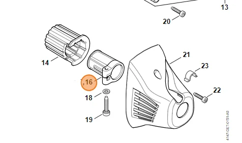 Stihl - 4147-791-9410 - Klemme