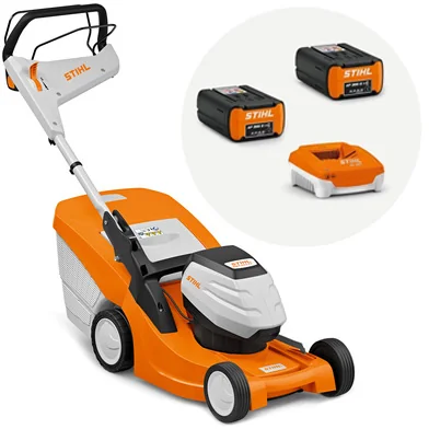 STIHL - 6338-200-0085 - Akku-Rasenmäher RMA 443 PV Set 2x Akku und Ladegerät