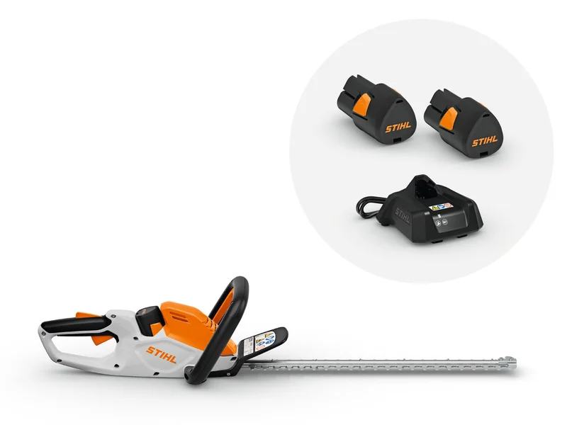 STIHL - HA08-011-3527 - Akku-Heckenschere HSA 40 10 V Set mit 2x Akku und Ladegerät