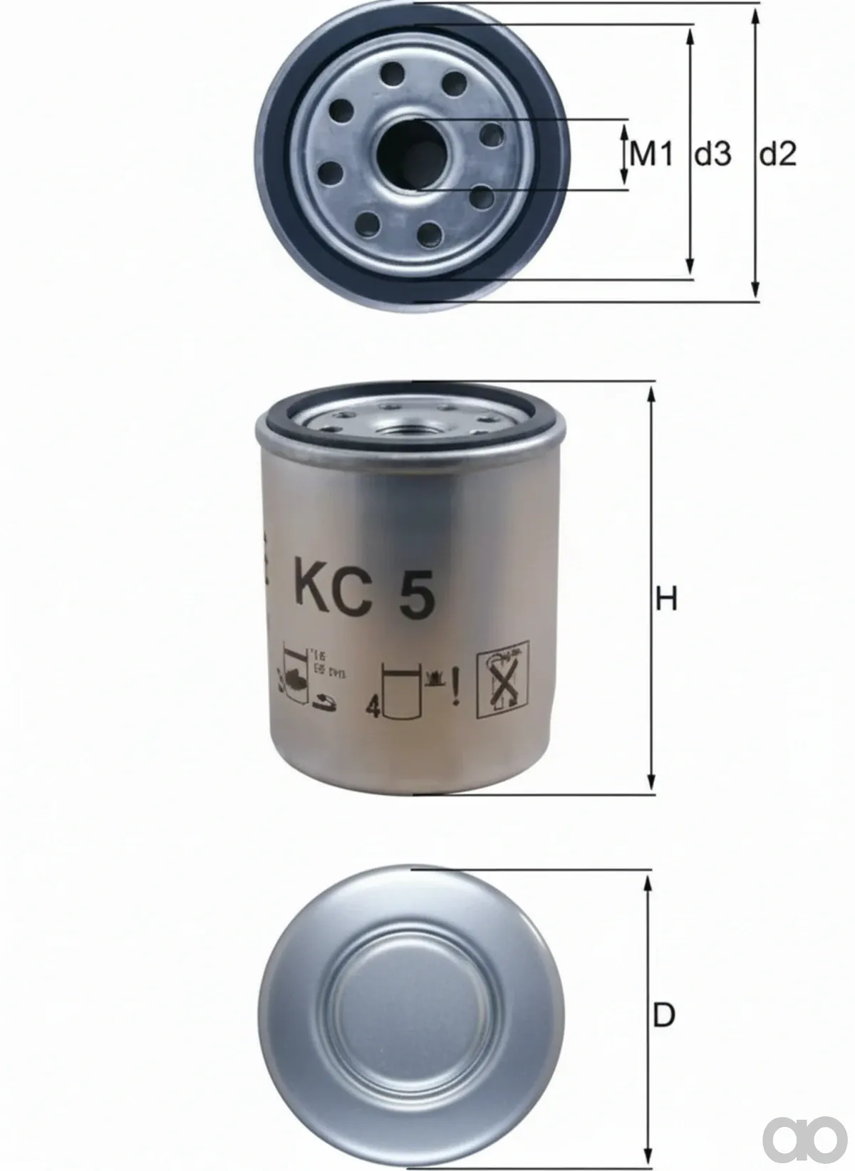 Weidemann - 5747002001 - Kraftstofffilter 130366020