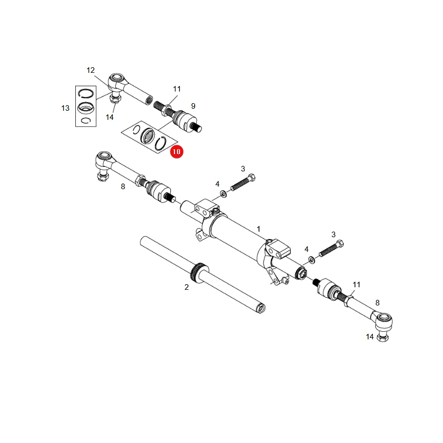 AGCO - F816300100070 - Axialgelenkabdeckung Fendt