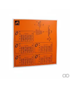 Amazone - 925188 - Folie Getr.einstell Tab.yx##E