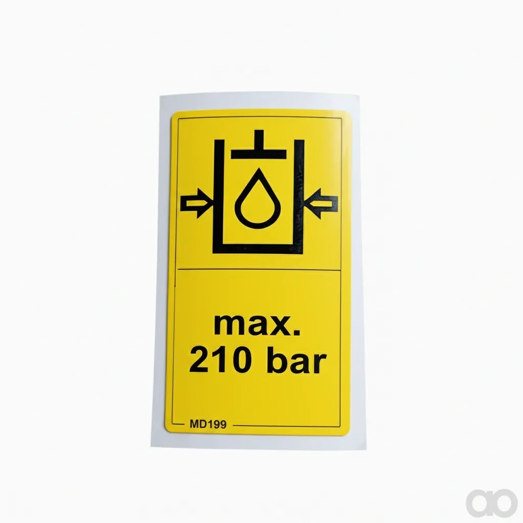 Amazone - MD199 - Folie Max. 210 Bar
