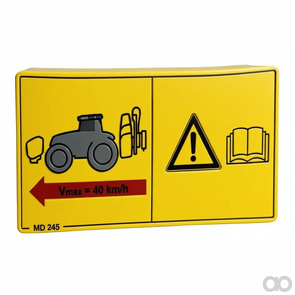 Amazone - MD245 - Folie Eignung des Traktors