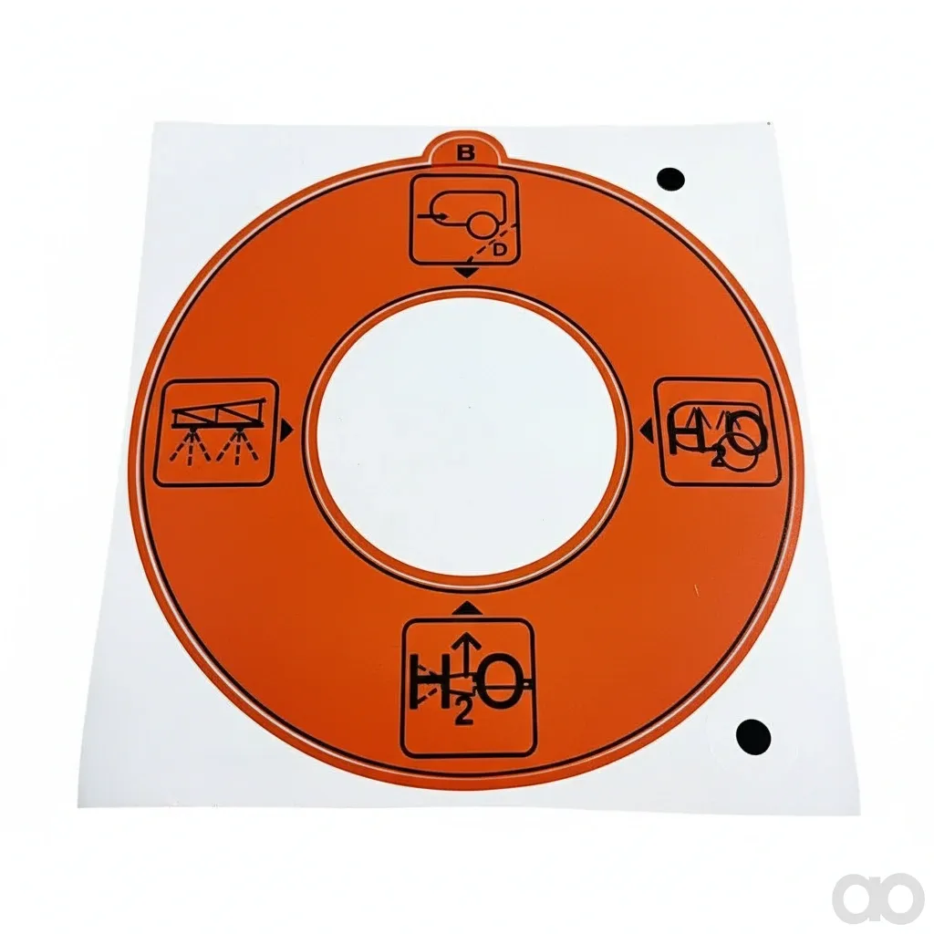Amazone - ME824 - Folie Vario-Schaltung Druckseite