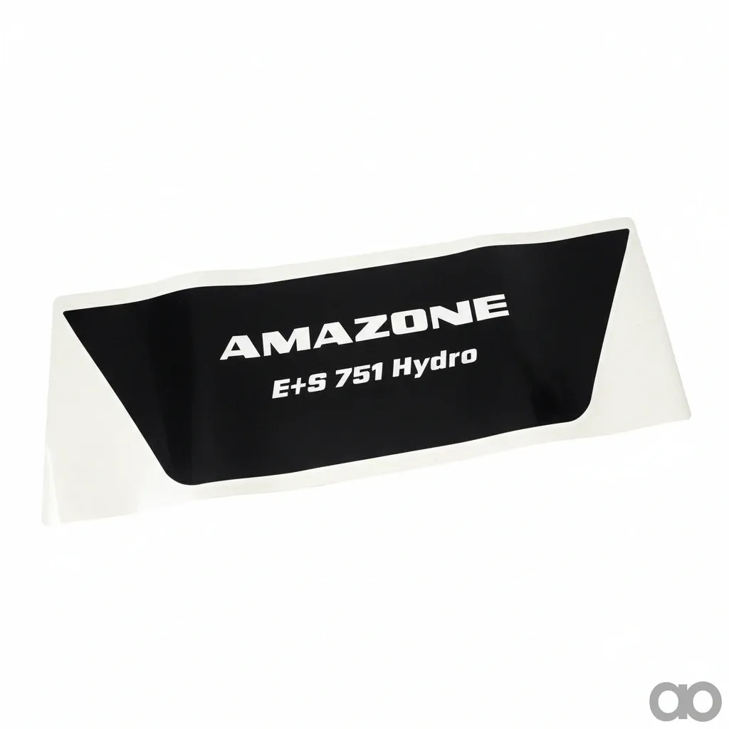 Amazone - MF1255 - Folie Flaesche Grau Sattel Hinten