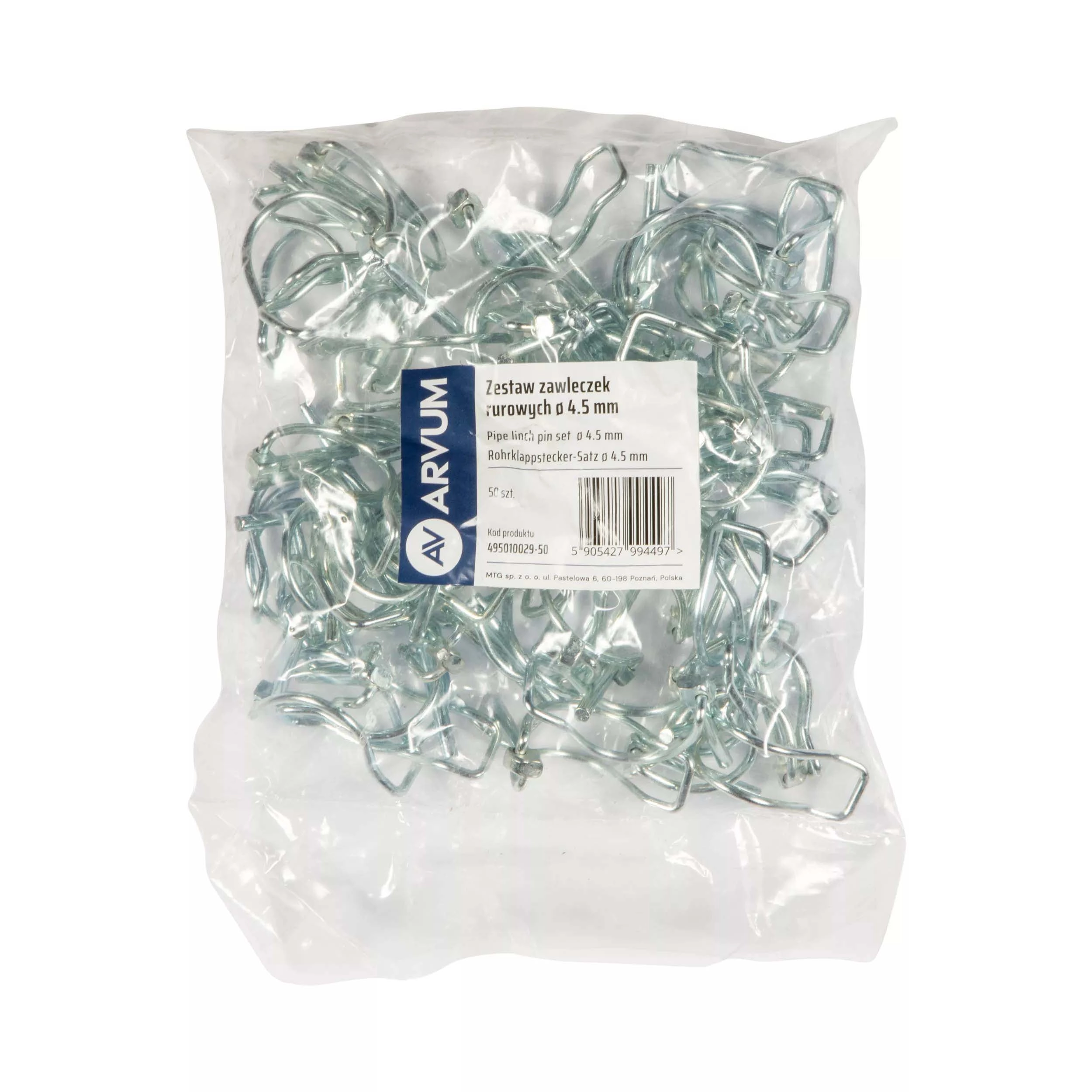 ARVUM - 49501002950 - Rohrsicherungsstiftsatz Diameter 4,5 mm