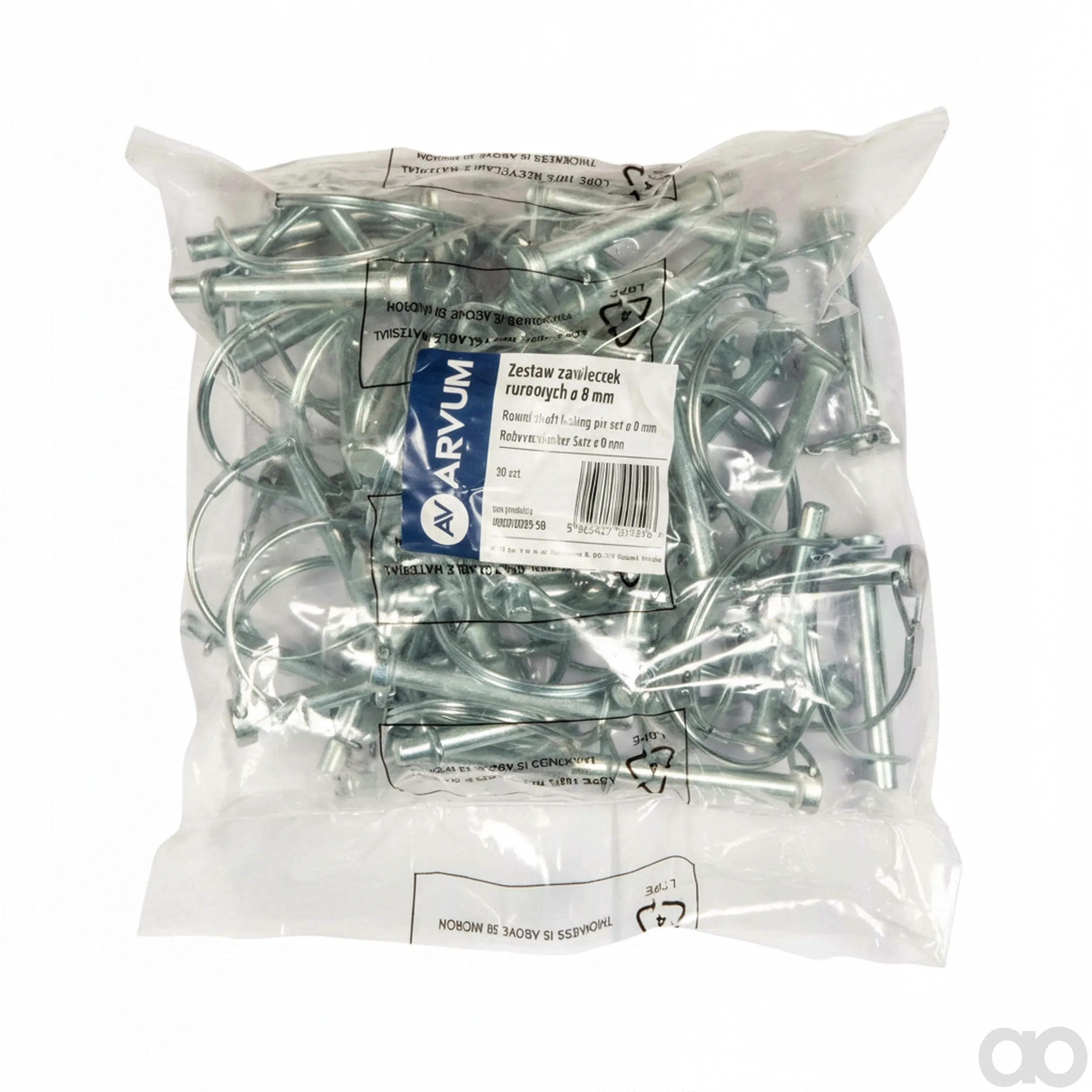 ARVUM - 49501003550 - Rundschaft-Sicherungsstiftsatz Diameter 8 mm