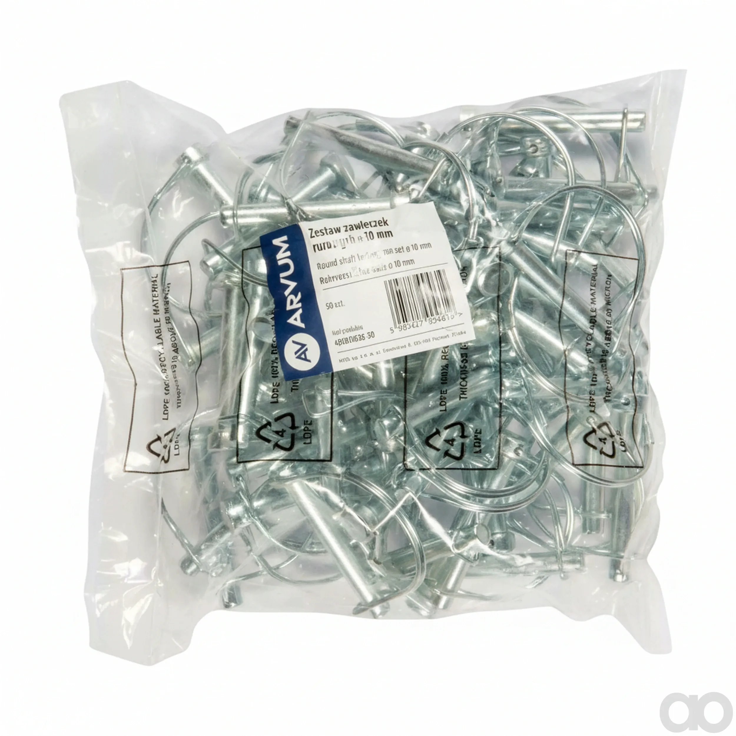 ARVUM - 49501003650 - Rundschaft-Sicherungsstiftsatz Diameter 10 mm