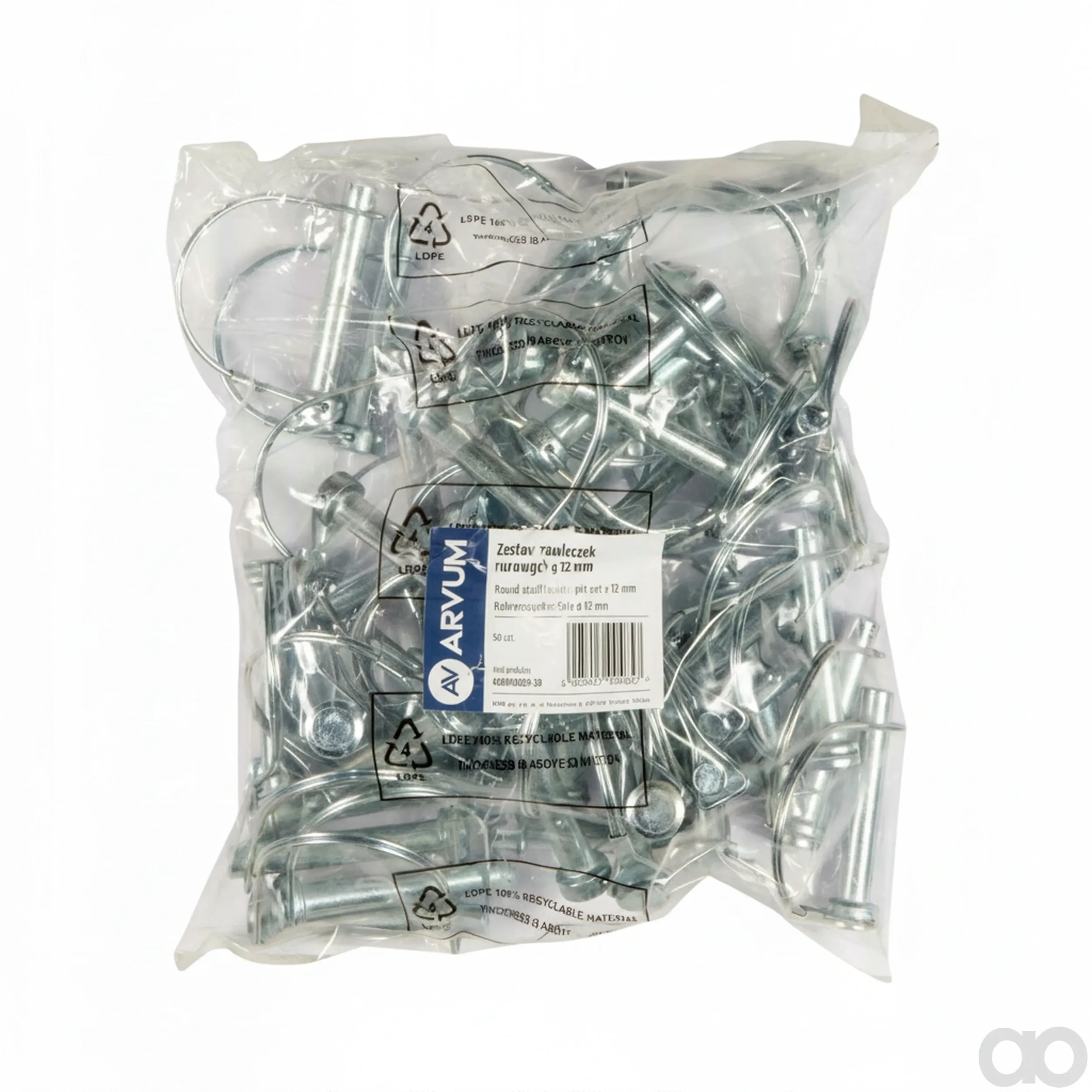 ARVUM - 49501003850 - Rundschaft-Sicherungsstiftsatz Diameter 12 mm