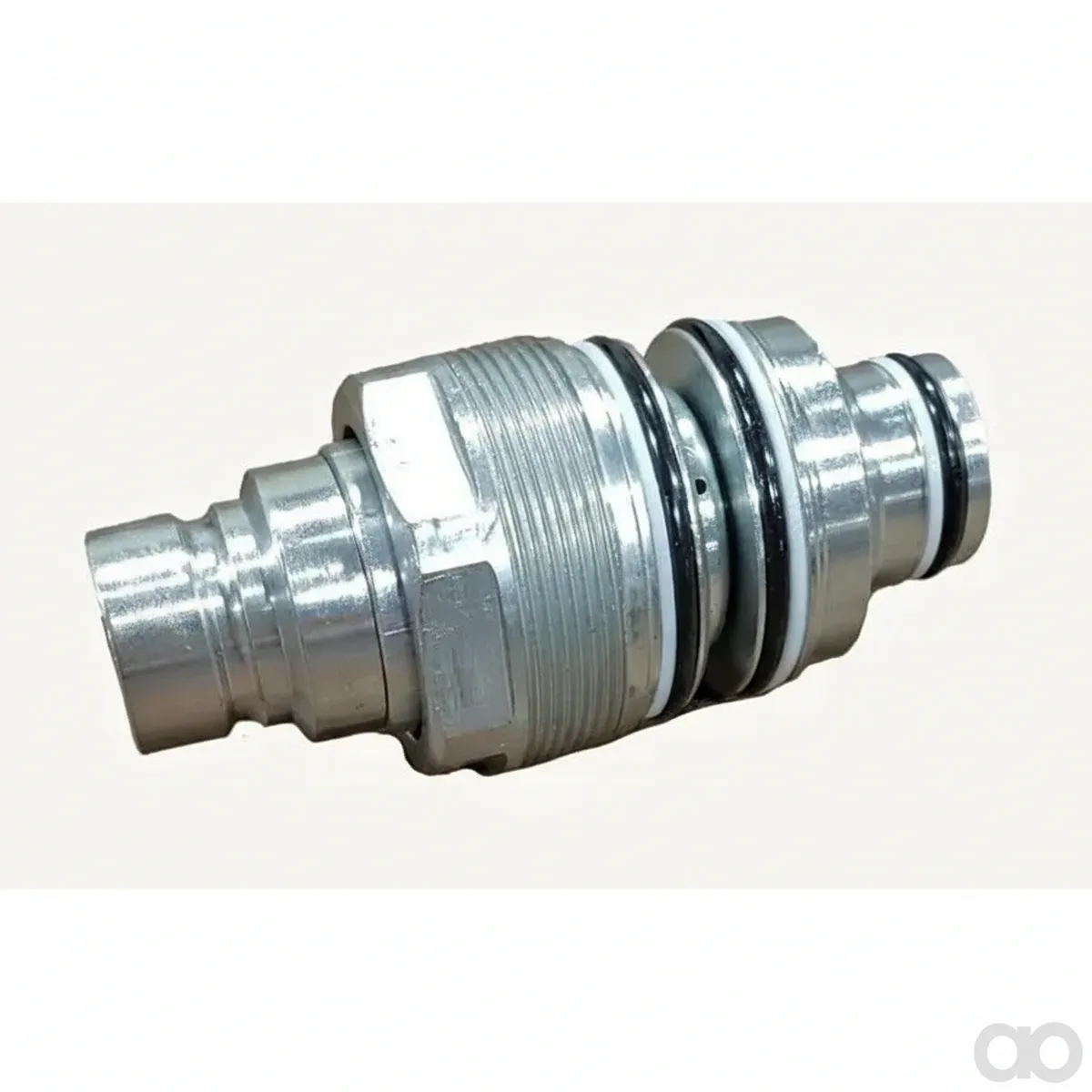 Bobcat - 6679837 - Maennlicher Flachanschluss-Hydraulik-Schnellkupplungsblock-Kartusche